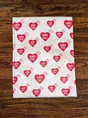 Human Made Japan iPad/Computer Sleeve Travel Case Heart Logo Bag